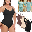 Bodysuit Women Shapewear Tummy Control Butt Lifter Body Shaper Smooth Invisible Under Dress Slimming Underwear Low Neck Jumpsuit