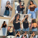 Bodysuit Women Shapewear Tummy Control Butt Lifter Body Shaper Smooth Invisible Under Dress Slimming Underwear Low Neck Jumpsuit